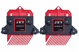 Фото анонса: Комплект из двух прижимов гребёнчатых пластиковых с креплением в Т-образный паз